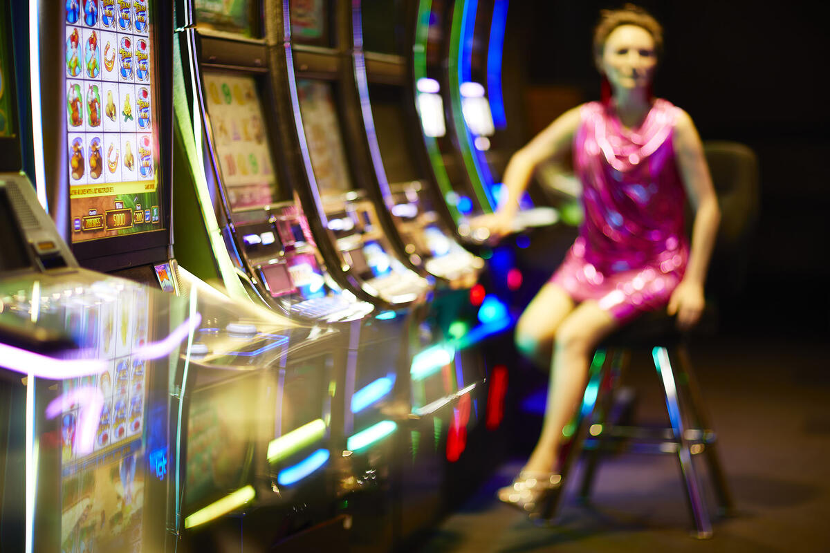 playing slot machines at casinos